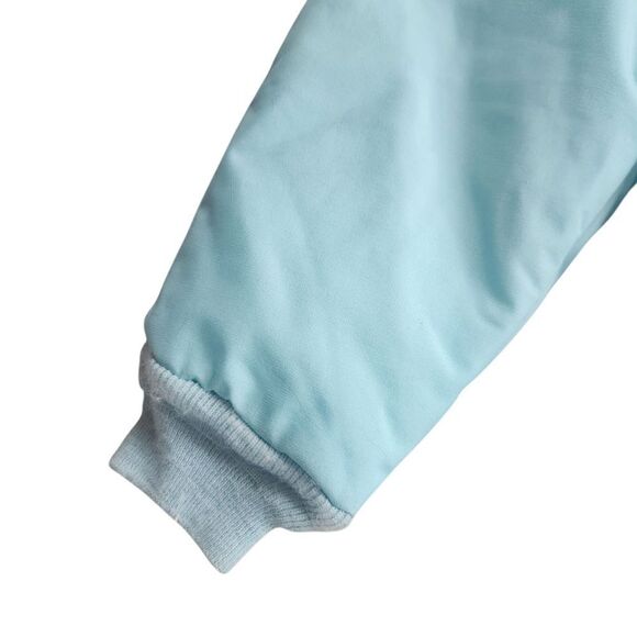 Vintage Weather Tamer Snow Bibs Size 18 Months Blue Quilt Lined One Piece - Picture 11 of 11
